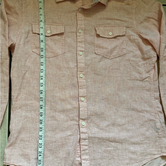 Marc Anthony Slim Fit Button Up Long  Sleeved Shirt - Picture 4 of 5
